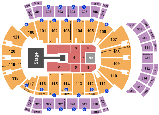 VyStar Veterans Memorial Arena Nicki Minaj Seating Chart