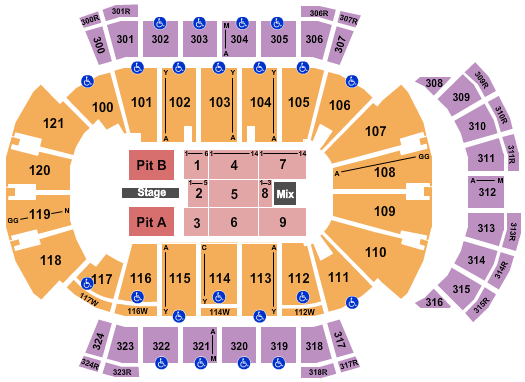 VyStar Veterans Memorial Arena Post Malone Seating Chart