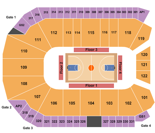 WFCU Centre Basketball Seating Chart