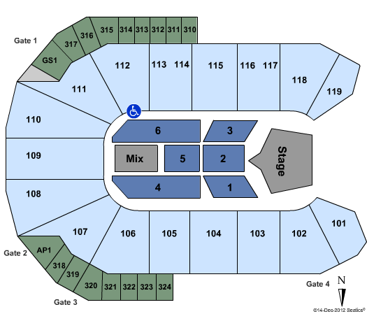 WFCU Centre Carrie Underwood Seating Chart