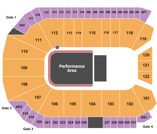 WFCU Centre Cirque Crystal Seating Chart