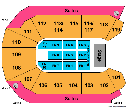 WFCU Centre Elton John Seating Chart