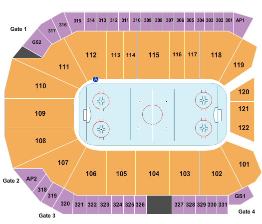 Wfcu Arena Seating Chart