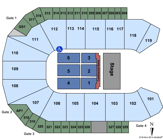 WFCU Centre Mythbusters Seating Chart