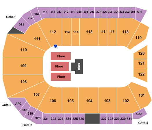 WFCU Centre Sesame Street Live Seating Chart