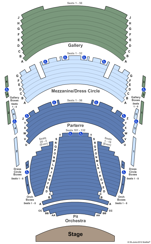 Wagner Noel Performing Arts Center Endstage Zp Seating Chart