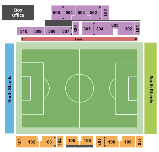 WakeMed Soccer Park Soccer 2 Seating Chart