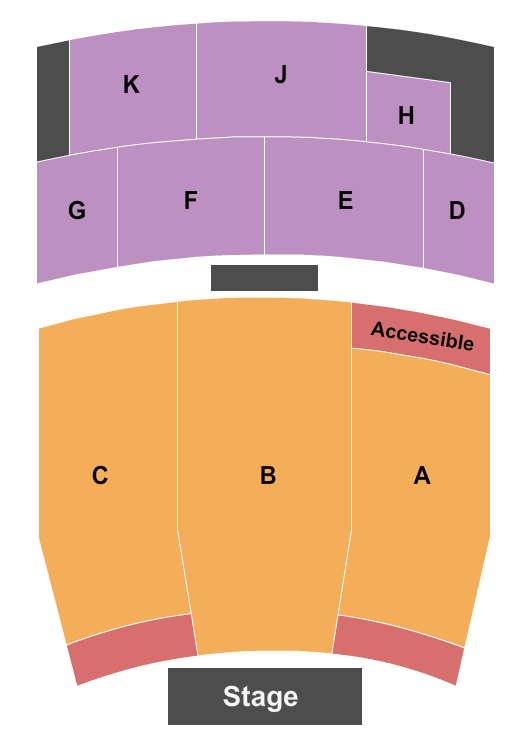 Walker Theatre - IN Seating Chart