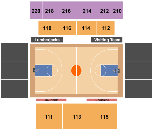 Walkup Skydome Basketball Seating Chart