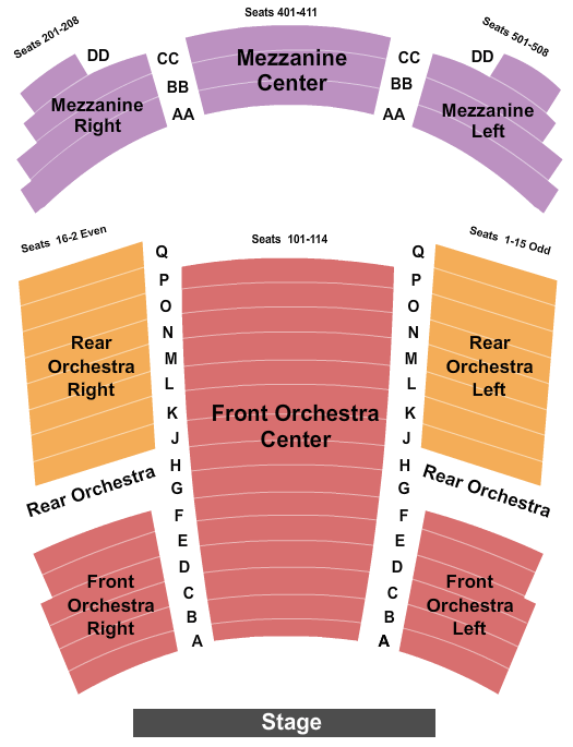 Wallis Annenberg Theatre Seating Chart