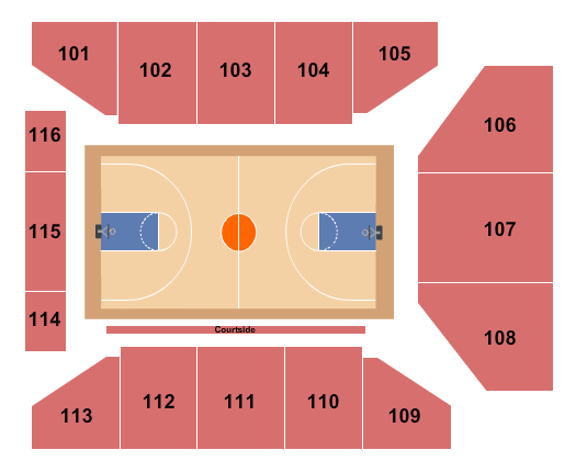 Walter Pyramid Basketball Seating Chart