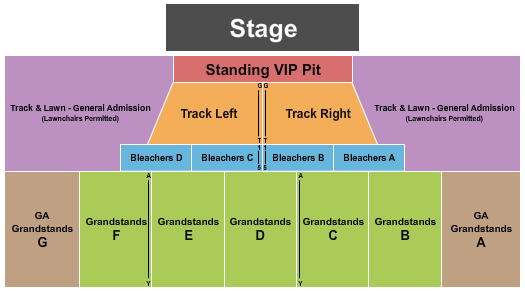 Walworth County Fair Grounds Endstage VIP Seating Chart