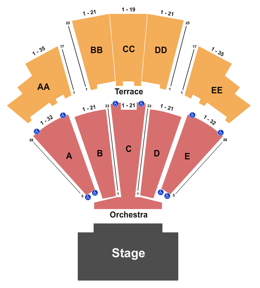 Paramount Seattle Seating Chart View