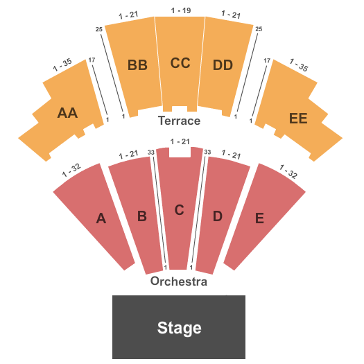 Wamu Theater At Lumen Field Event Center End Stage Seating Chart