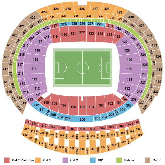 Civitas Metropolitano Soccer Seating Chart