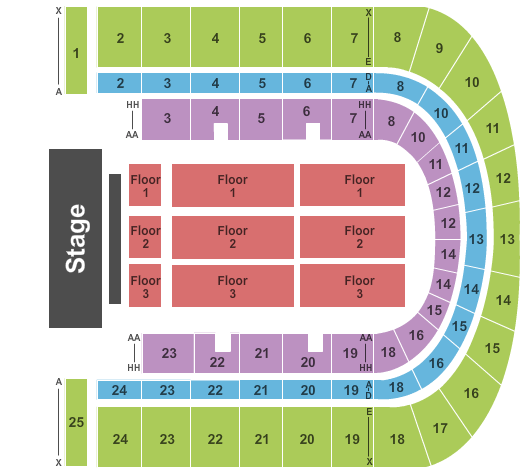 Upstate Medical University Arena at Onondaga County War Memorial Amy Schumer Seating Chart