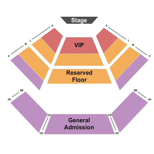 Warsaw Performing Arts Center End Stage Seating Chart