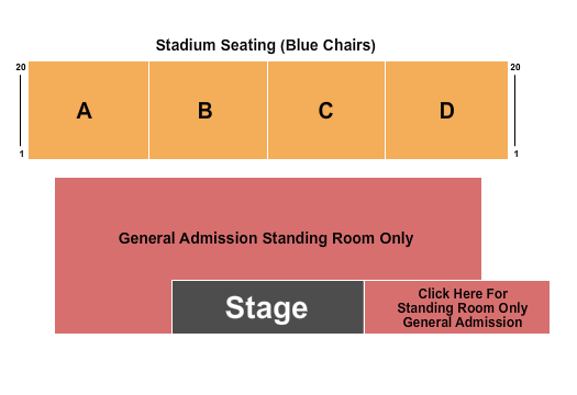 Wasatch County Events Center Endstage Seating Chart