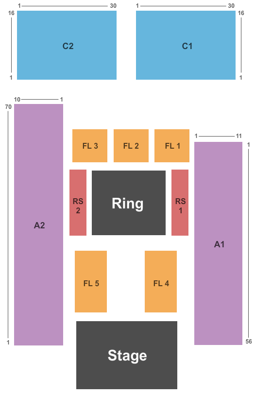 Washington Avenue Armory WWE NXT Seating Chart