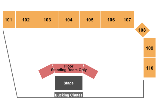 Washington County Fair - UT End Stage Seating Chart