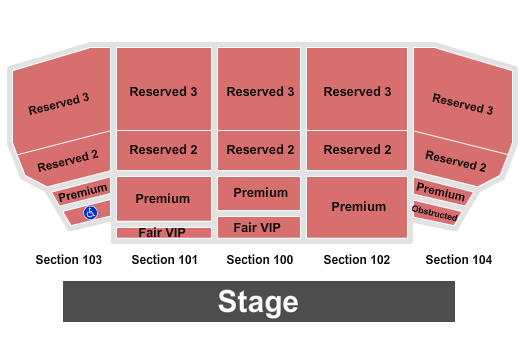 Washington County Fair Park - WI Endstage 4 Seating Chart