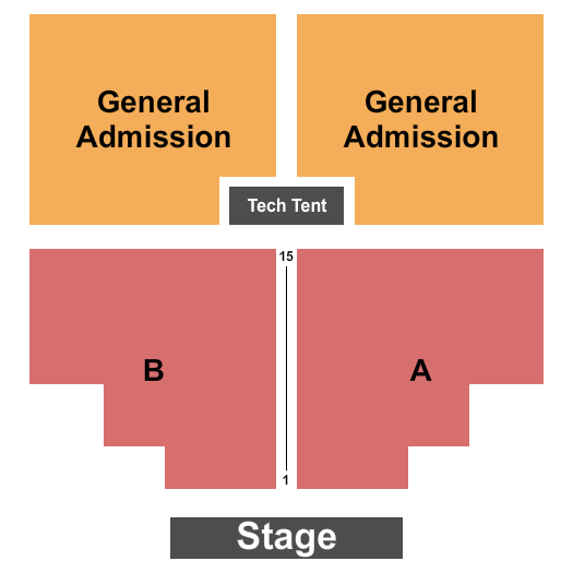 Washington County Fairgrounds - VA Reserved & GA Seating Chart