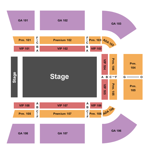 Washington County Legacy Park venue and seating information