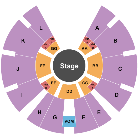 Washington Park - IL UniverSoul Circus Seating Chart