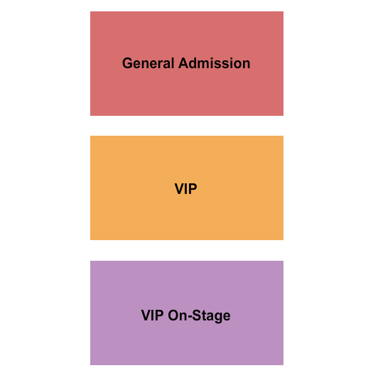 Waterfront Park - San Diego GA/VIP/VIP On-Stage Seating Chart