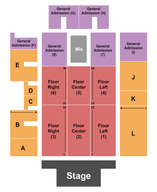 Watertown Fairgrounds Arena Endstage 3 Seating Chart