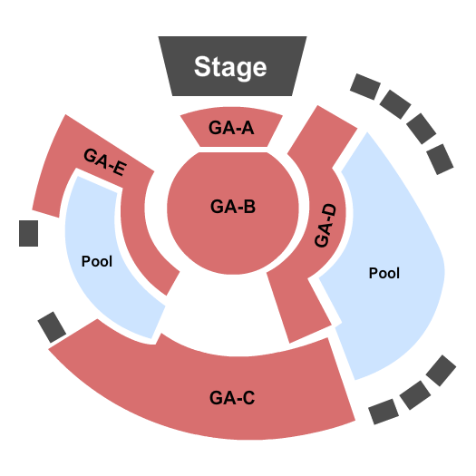 WawYe Oasis Endstage Seating Chart