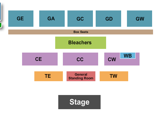 Wayne County Fair - OH Endstage 3 Seating Chart