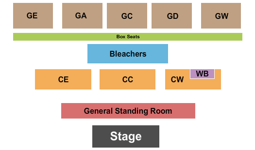 Wayne County Fair - OH Endstage GA Seating Chart