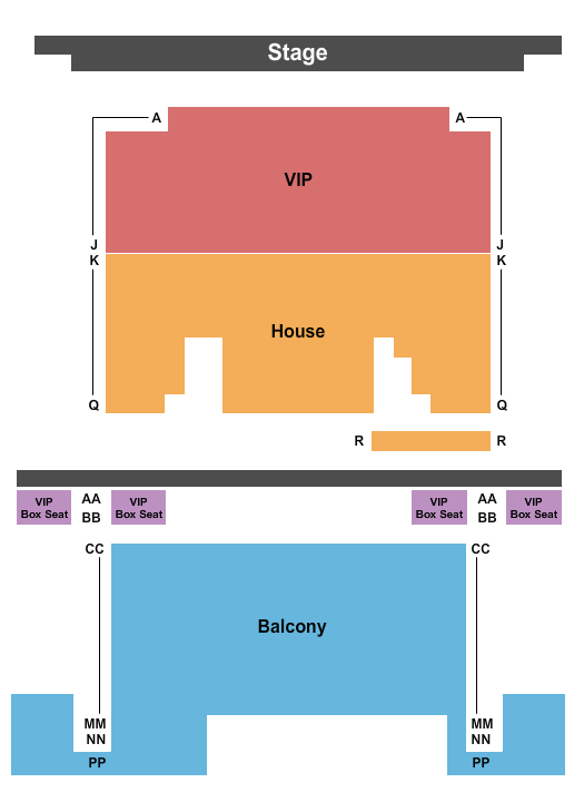 seating chart for Wayne Densch Performing Arts Center - Endstage - eventticketscenter.com
