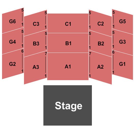 We-Ko-Pa Conference Center End Stage 3 Seating Chart