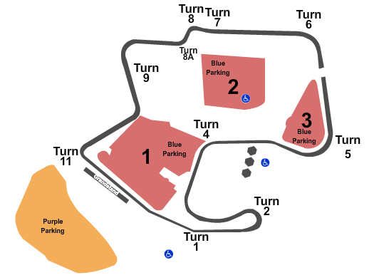 Raceway Laguna Seca IndyCar Grand Prix Seating Chart