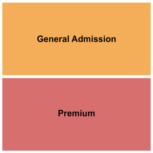 Weathervane Theatre GA/Premium Seating Chart