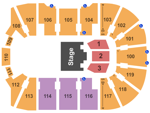 Total Mortgage Arena Aretha Franklin Seating Chart