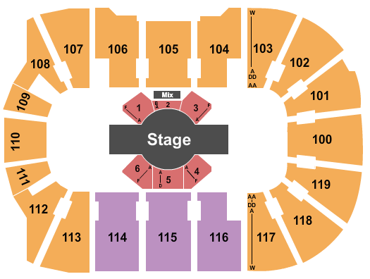 Total Mortgage Arena Cirque Corteo Seating Chart