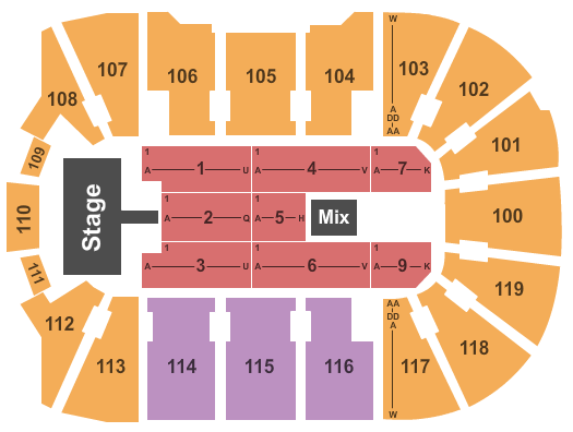 Total Mortgage Arena R Kelly Seating Chart