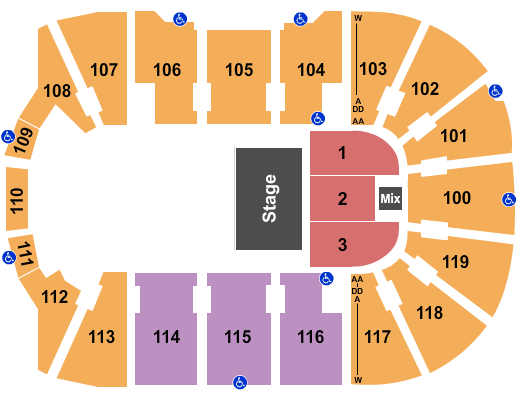 Total Mortgage Arena Sesame Street-1 Seating Chart