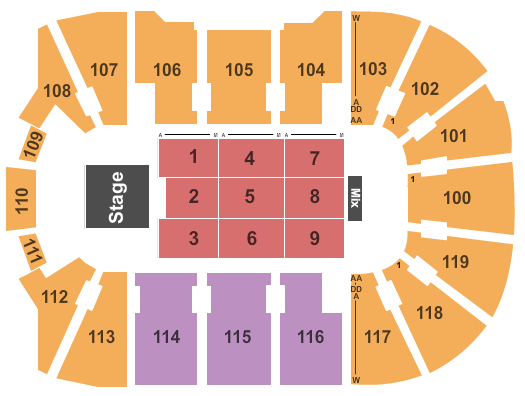 Total Mortgage Arena Theresa Caputo Seating Chart