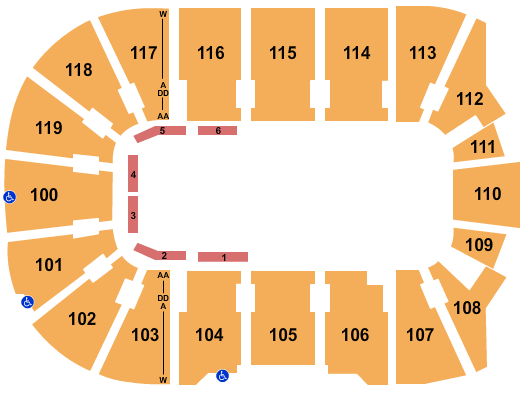 Webster Arena Seating Chart