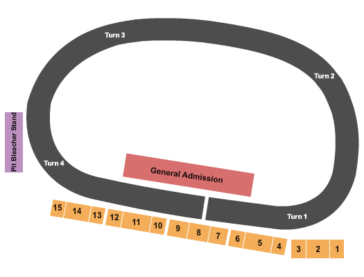 Weedsport Speedway Racing Seating Chart