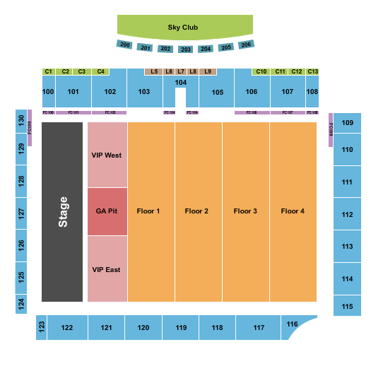 Weidner Field Old Dominion Seating Chart