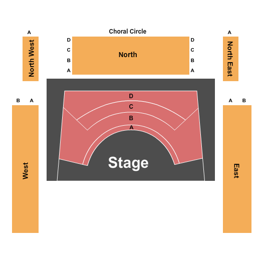 Weill Hall At Green Music Center Endstage - Loft Layout Seating Chart