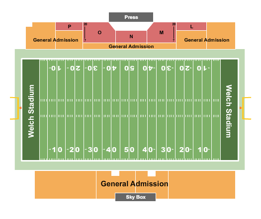 Welch Stadium Football Seating Chart
