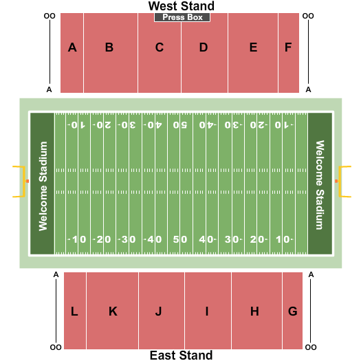 Welcome Stadium Football Seating Chart