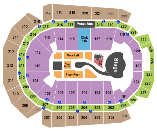 Wells Fargo Arena - IA Katy Perry Seating Chart