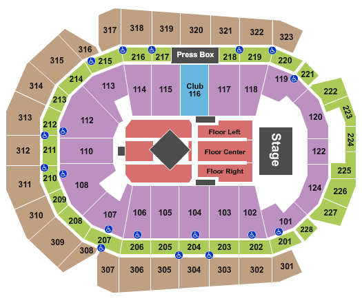 Wells Fargo Arena - IA Lorde Seating Chart